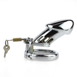 Generique Cage de chasteté STEEL PADLOCK 12 x 3.5cm